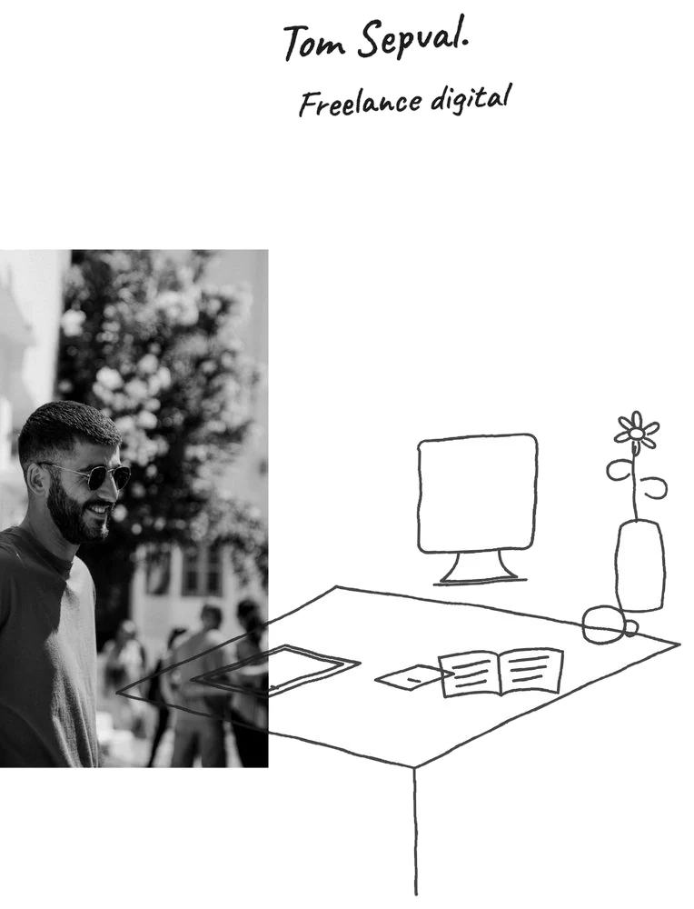 Tom Sepval, freelance digital — collage photo et illustration